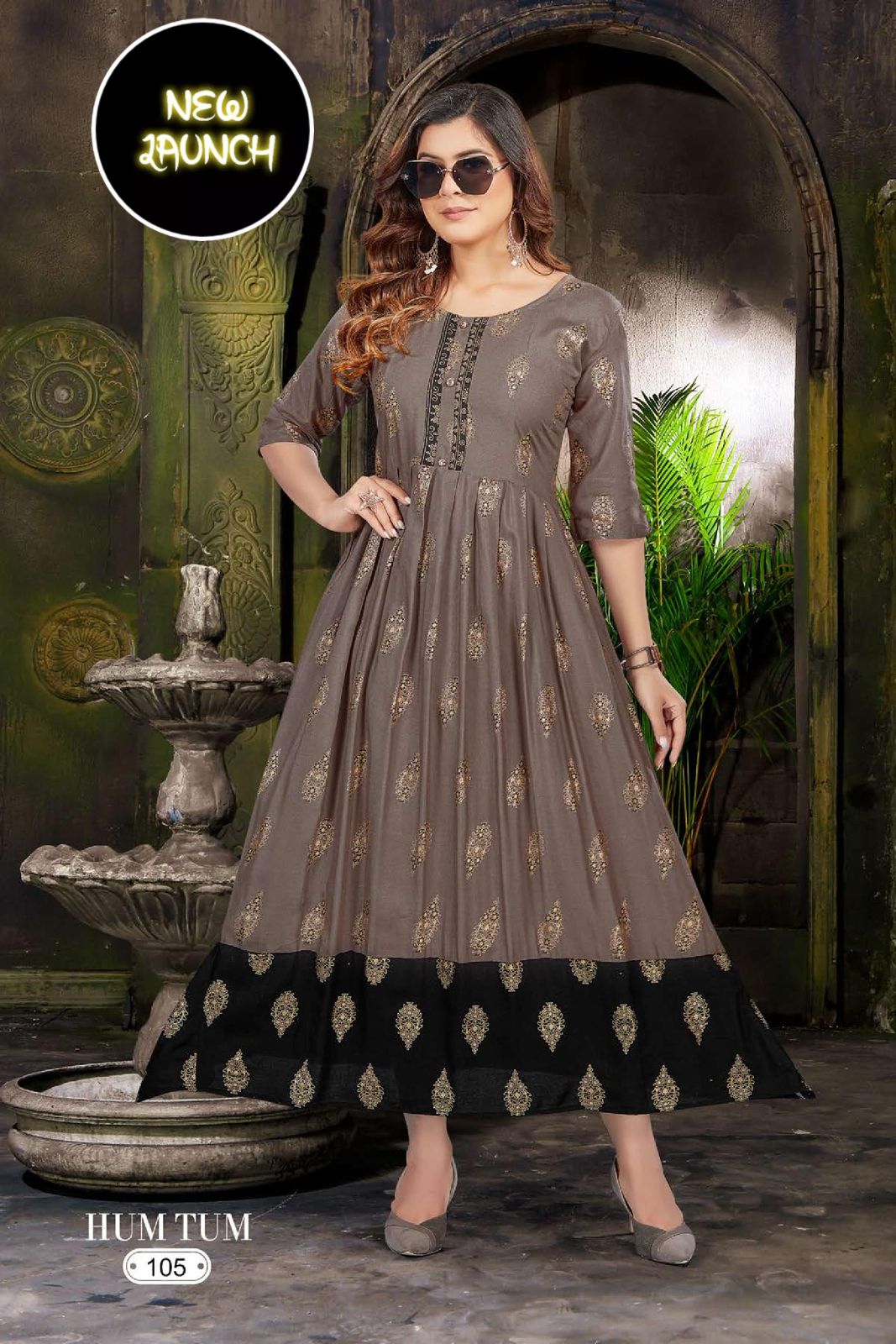 New Hum Tum V 1 Festive Wear Wholesale Anarkali Kurti Catalog
